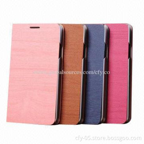 Fancy leather cell phone cases for Samsung S5